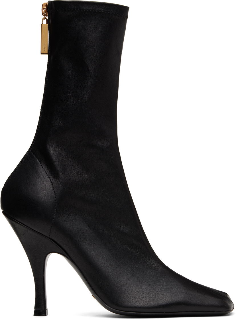 Tenisice i cipele Khaite KHAITE Eva Mid Calf Boots Crna | F1097-836