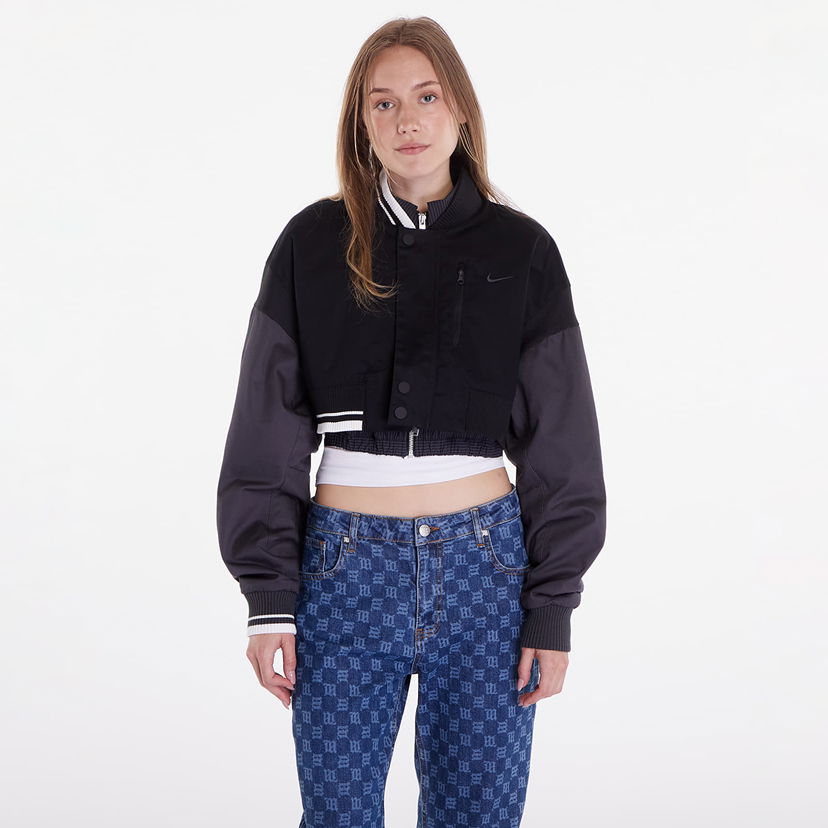 Bomber jakna Nike Sportswear Canvas Destroyer Jacket Crna | FN2314-010