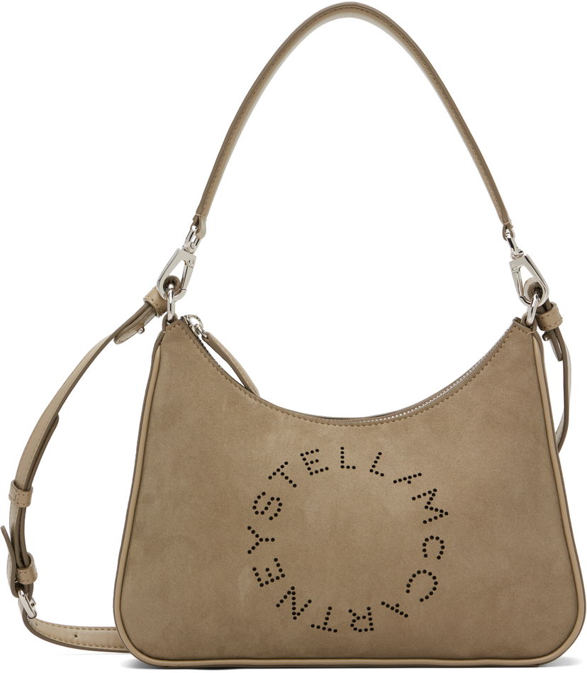 Torba za rame Stella McCartney Stella McCartney Alter Suede Shoulder Bag Bež | 7B0104WP0590