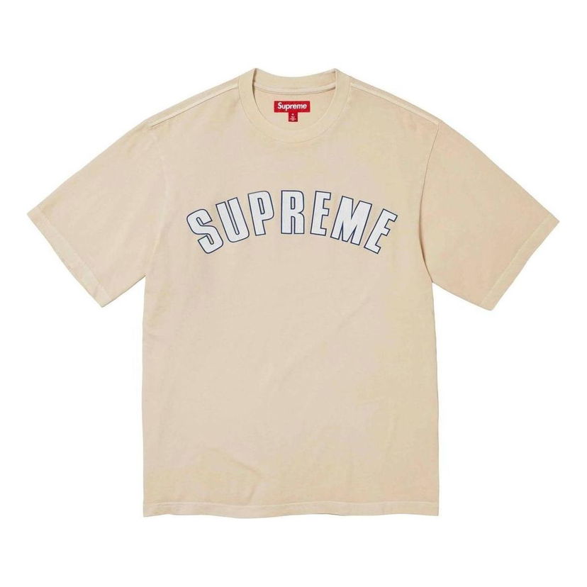 Majica kratkih rukava Supreme Cracked Arc Short Sleeve Graphic T-Shirt Bež | SUP-SS24-055