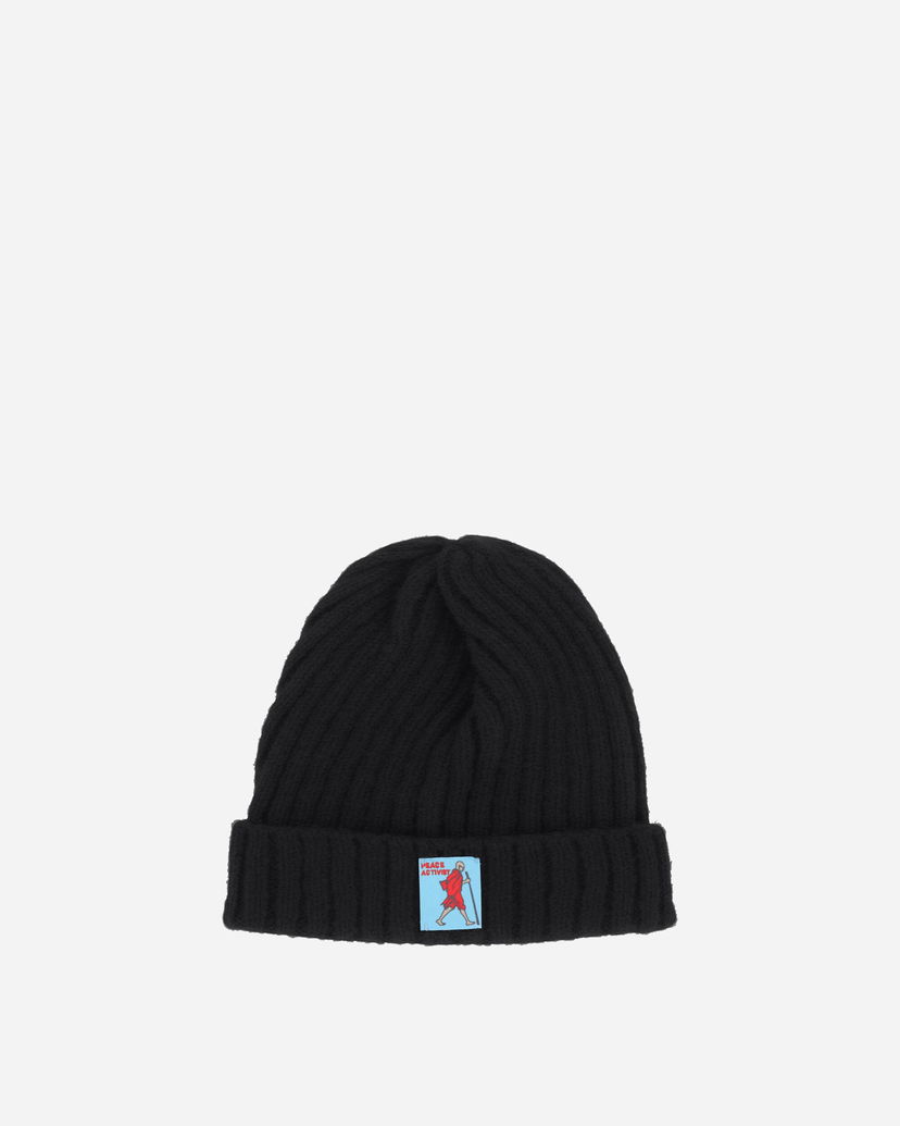 Kapica KAPITAL Wool Knit Cap Crna | EK-1329XHA 1
