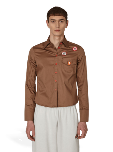 Košulja CORMIO Katy Shirt Smeđa | CORKATYLSTEE BEIGE