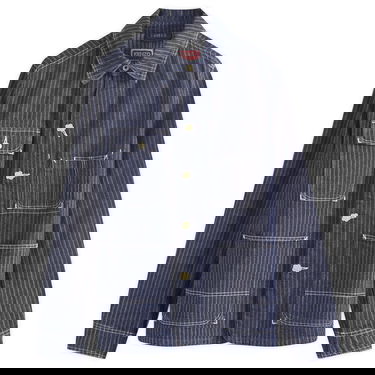 Jakna KENZO Ticking Stripe Relaxed Chore Crna | FE65DV1126F1-DM, 0