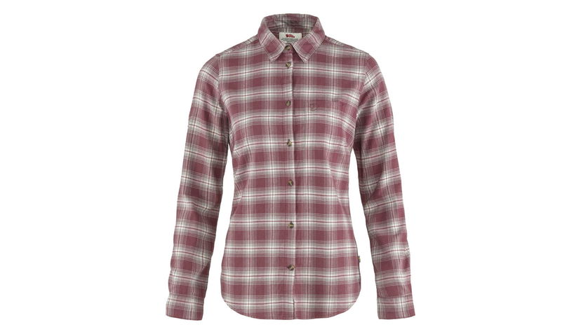 Košulja FJÄLLRÄVEN Ovik Flannel Shirt Tamnocrvena | F89833-410-021