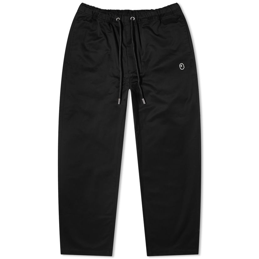 Hlače BAPE A Bathing Ape One Point Easy Chino Pants Crna | 001PTK301308M-BLK