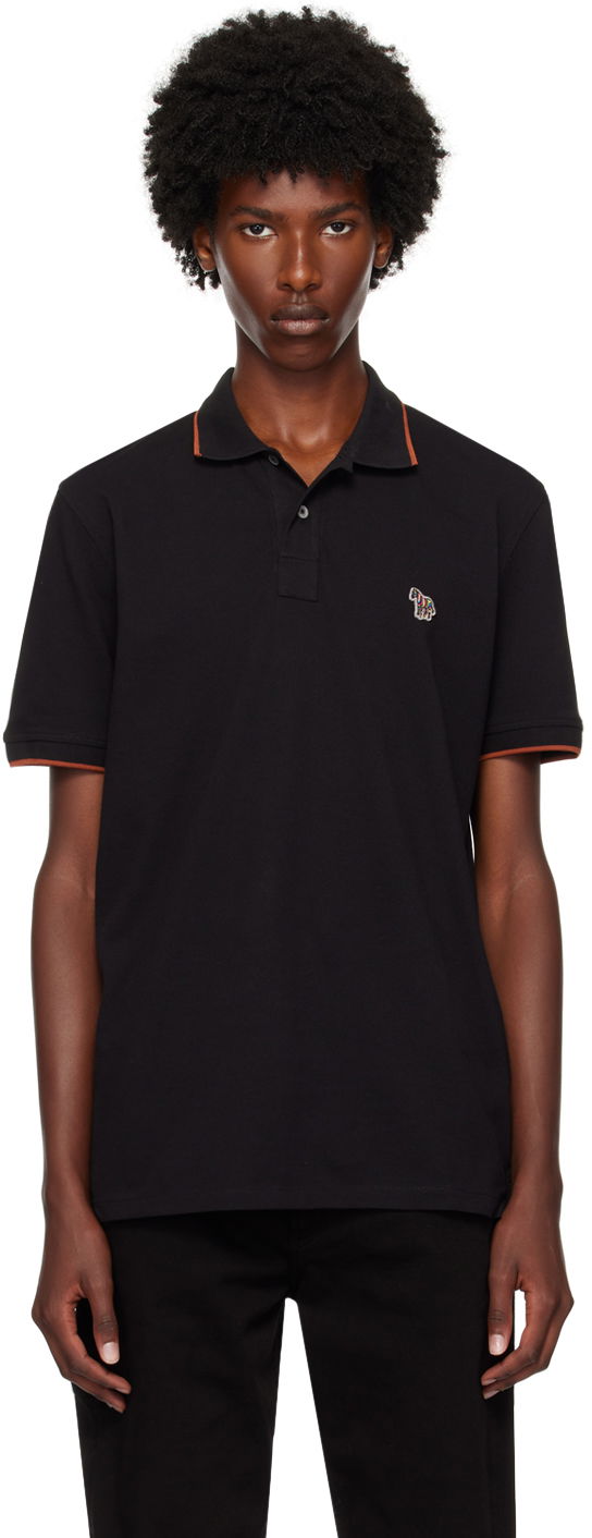 Polo majica Paul Smith PS Paul Smith Zebra Polo Crna | M2R-151LZ-N21580-79