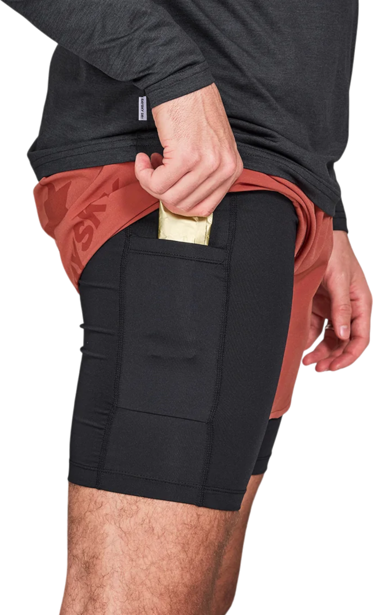 Kratke hlače Saysky Saysky 2 in 1 Pace Shorts Crvena | nmrsh20c505, 1