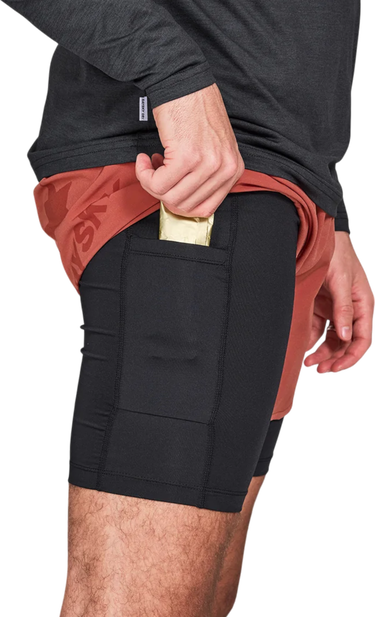 Kratke hlače Saysky Saysky 2 in 1 Pace Shorts Crvena | nmrsh20c505, 1