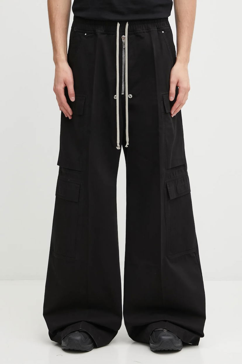 Cargo hlače Rick Owens Rick Owens DRKSHDW Double Cargo Jumbo Belas Cargo Pants Crna | DU02E7398.TW