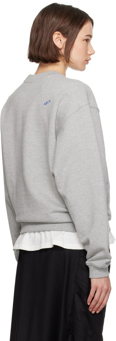 Dukserice ADER ERROR Graphic Print Crewneck Sweatshirt Siva | BN25FYSW0101GR, 2