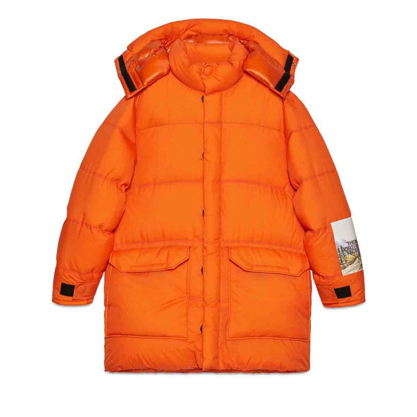 Pernata jakna Gucci The North Face x Down Jacket Orange Narančasta | 663751 XLWF0 6677