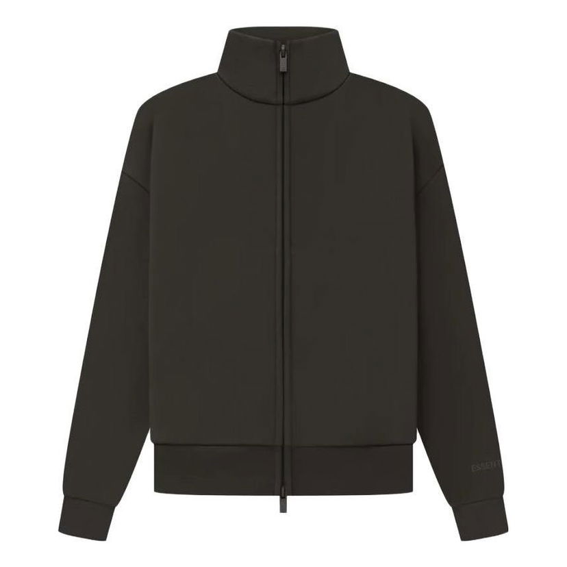 Jakna Fear of God Fear of God Essentials SS23 Fullzip Jacket Crna | FOG-SS23-121