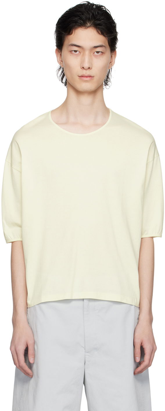 Majica kratkih rukava LEMAIRE LEMAIRE Relaxed T-Shirt Žuta | TO1231 LJ1018
