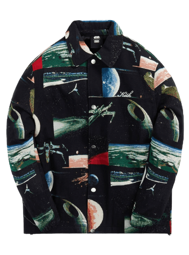 Jakna KITH For Star Wars Planets Coaches Jacket Crna | KHM010068 001