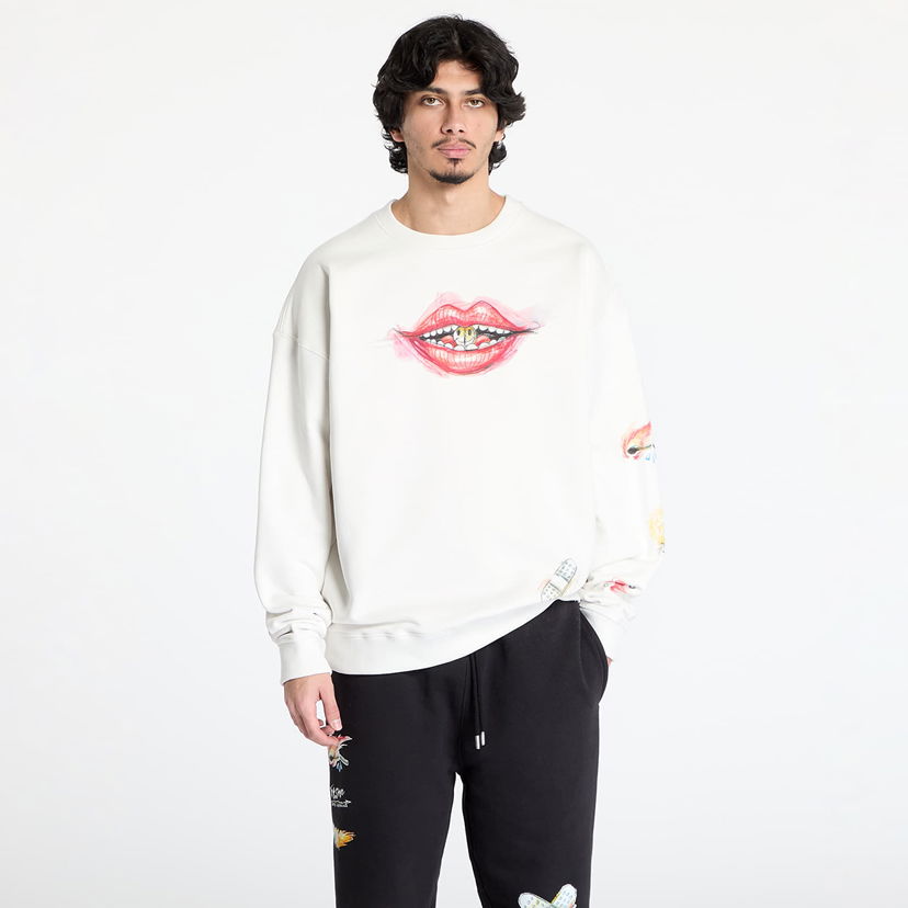 Dukserice Footshop FTSHP x Kurňavka Crewneck Sweatshirt Bijela | FTSHP_477