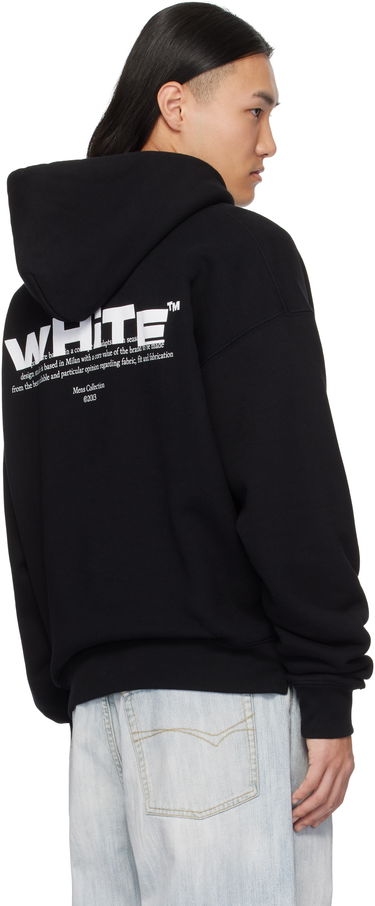 Dukserice Off-White Split Logo Hoodie Crna | OMBB085S25FLE00G1001, 2
