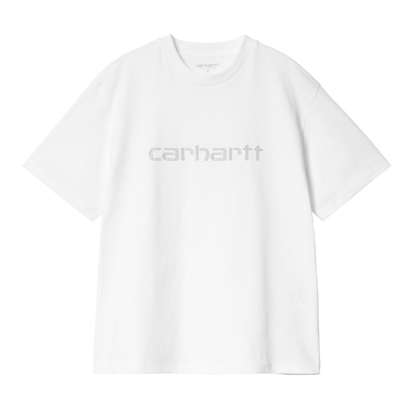 Majica kratkih rukava Carhartt WIP Short Sleeve Rivet Script T-Shirt Bijela | I034406_7