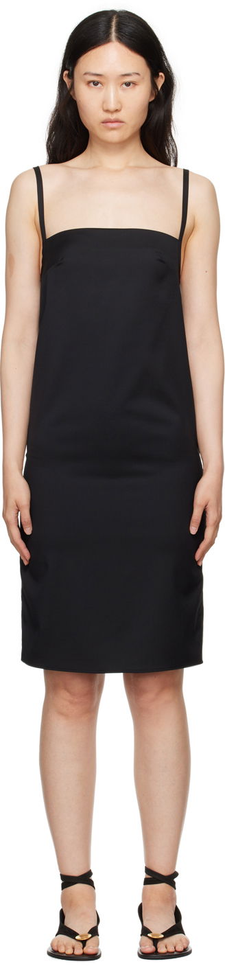 Haljina Loulou de Saison Loulou de Saison Blanca Mini Dress Crna | BLANCA