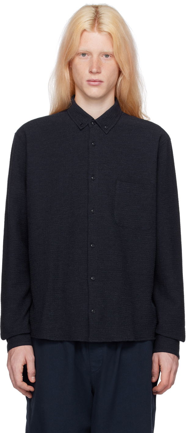 Košulja YMC YMC Dean Button-Down Shirt Tamnoplava | P2VMC