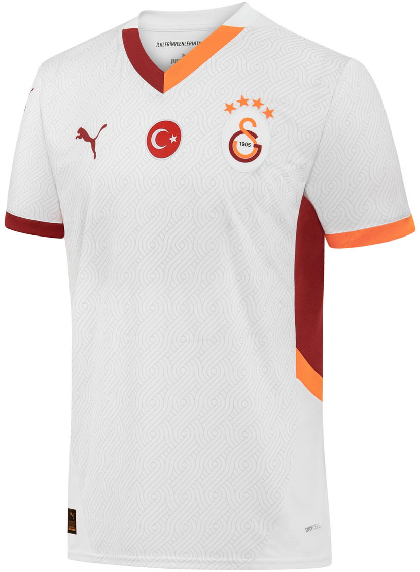 Dres Puma Galatasaray SK Away Jersey Replica w/o sponsor 2024/25 Bijela | 779652-02