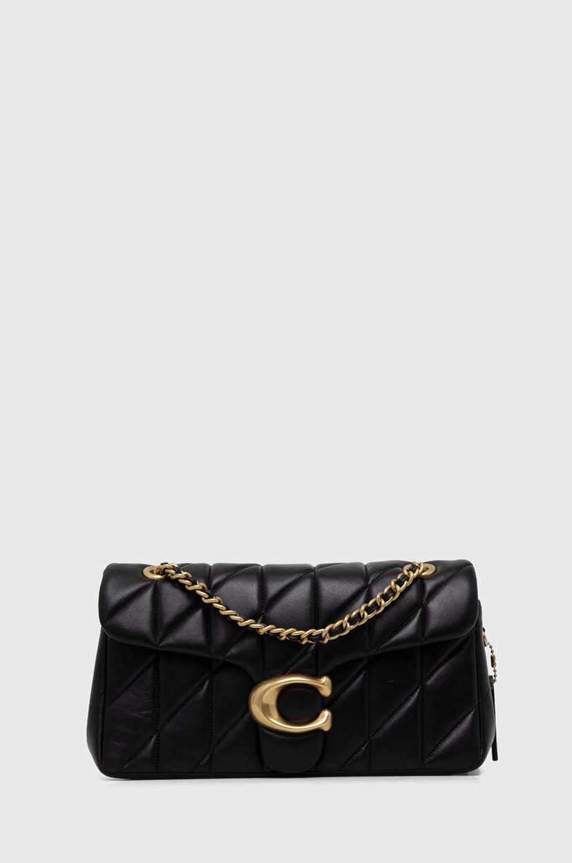 Torba za rame Coach Tabby Leather Shoulder Bag Crna | CP150