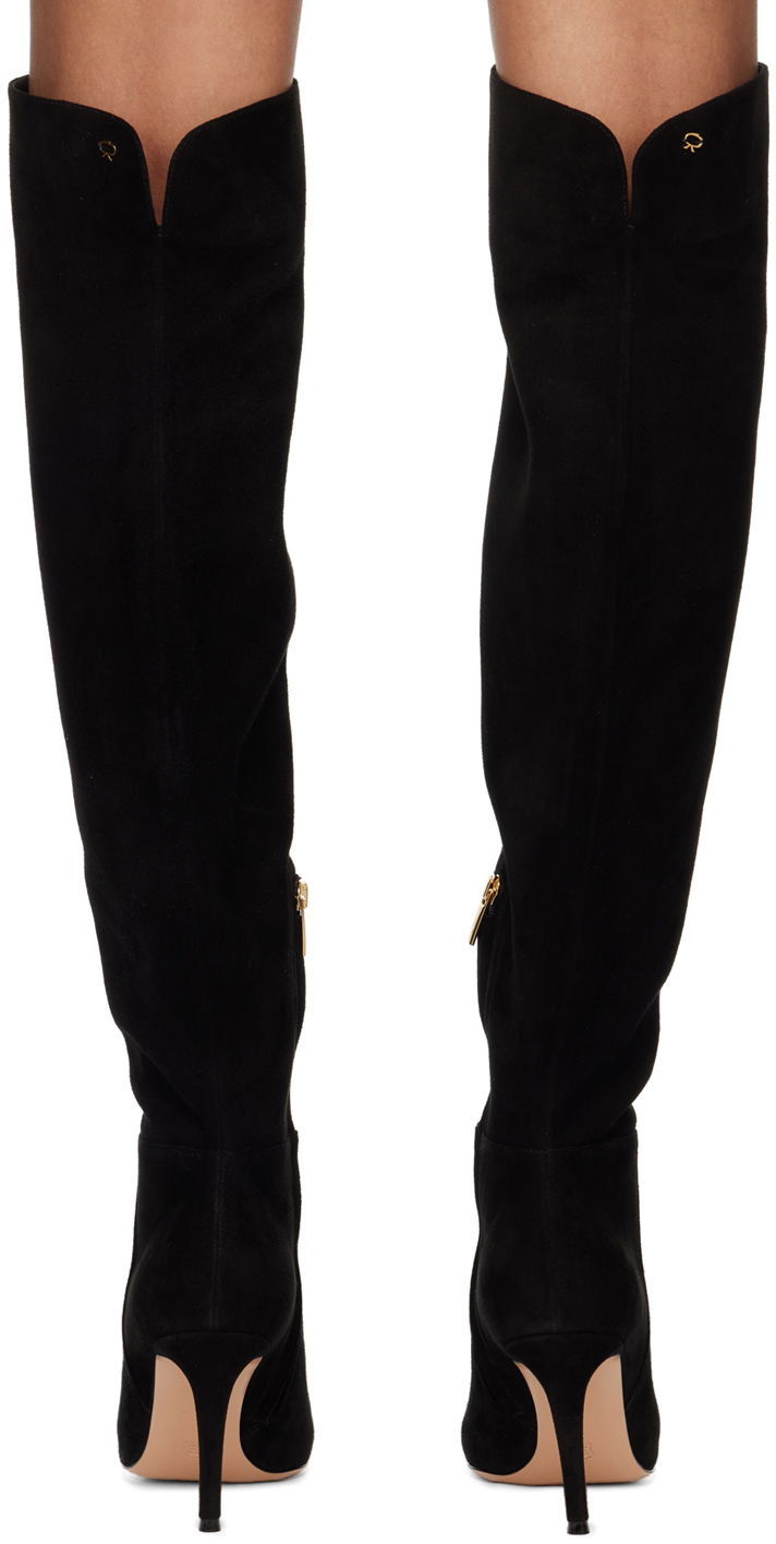 Tenisice i cipele Gianvito Rossi Jules Suede Tall Boots Crna | G80222.85RIC.C45, 1