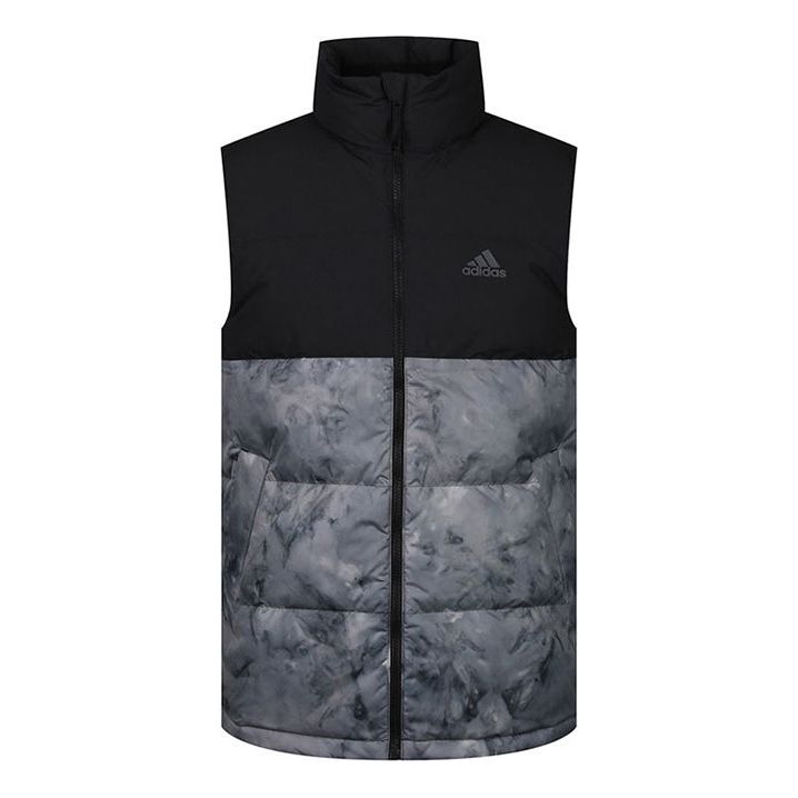 Prsluk adidas Originals Tie-Dye Down Vest with Stand Collar Siva | GE9985