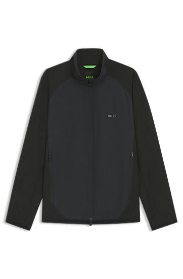 Vjetrovka BOSS Super-Stretch Water-Repellent Jacket Crna | 50533773