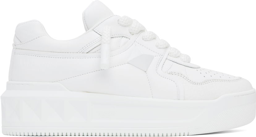 Tenisice i cipele Valentino Valentino Garavani One Stud XL Nappa Leather Low-Top Bijela | 6Y2S0G37XTM