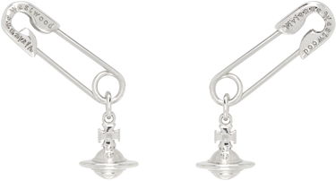 Naušnice Vivienne Westwood Vivienne Westwood Safety Pin Drop Earrings Metalik | 6201035Y-01P019-, 0