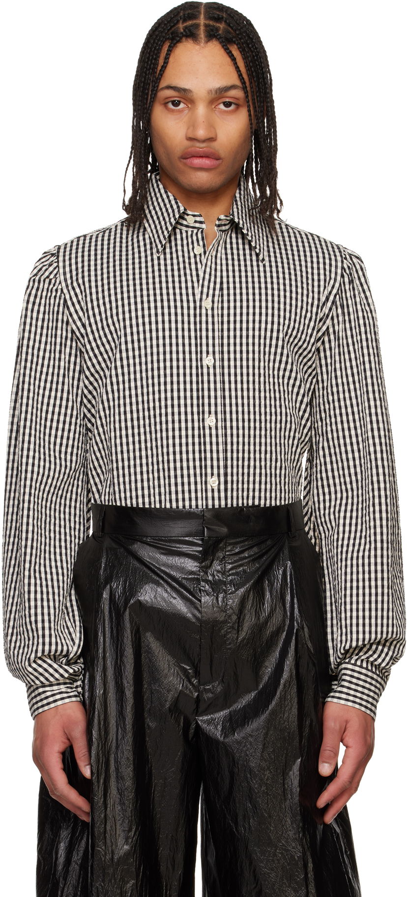 Košulja Walter Van Beirendonck Walter Van Beirendonck Gingham Wings Shirt Bijela | 6004