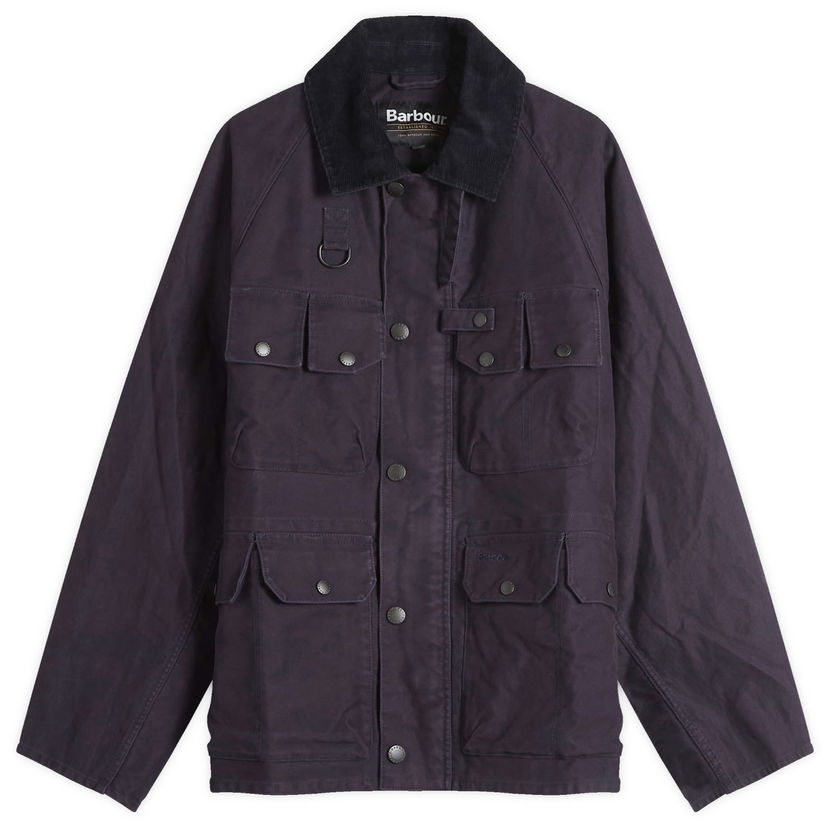 Jakna Barbour Men's Heritage+ Modified Dryfly Casual Jacket, Size Large Ljubičasta | MCA1036NY71