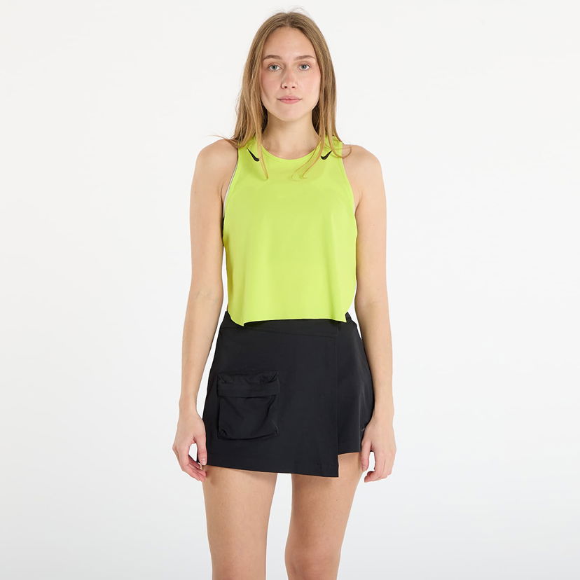Crop top Nike AeroSwift Dri-FIT ADV Cropped Running Tank Top Zelena | FN2713-389