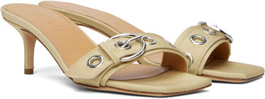 Dodaci Aeyde Aeyde Ilvy Eyelet Grosgrain Mules Bež | A11-HS-GAIS55TB188-SS25-957-069, 3