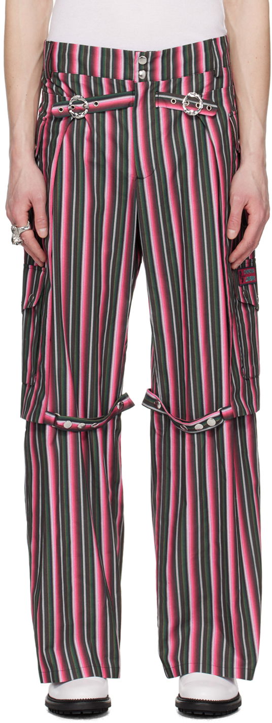 Cargo hlače Chopova Lowena Chopova Lowena Striped Moscha Cargo Pants Višebojno | 5131M