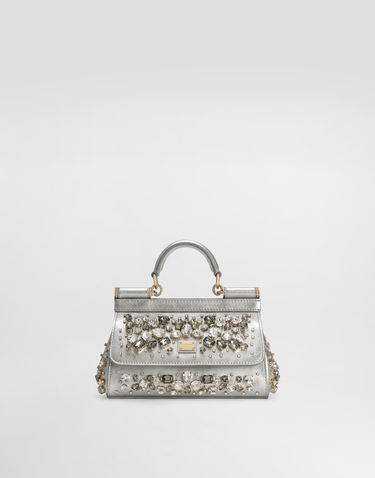 Ručna torbica Dolce & Gabbana Dolce & Gabbana Sicily Small Jewelled Handbag Metalik | BB7116BH7438D708, 0