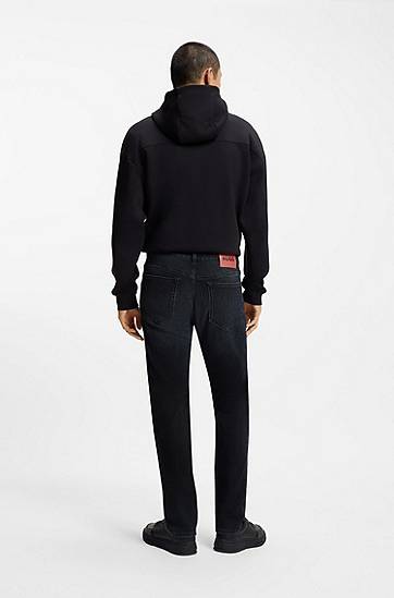 Jeans BOSS Slim-fit stretch denim jeans Crna | 50547255, 1