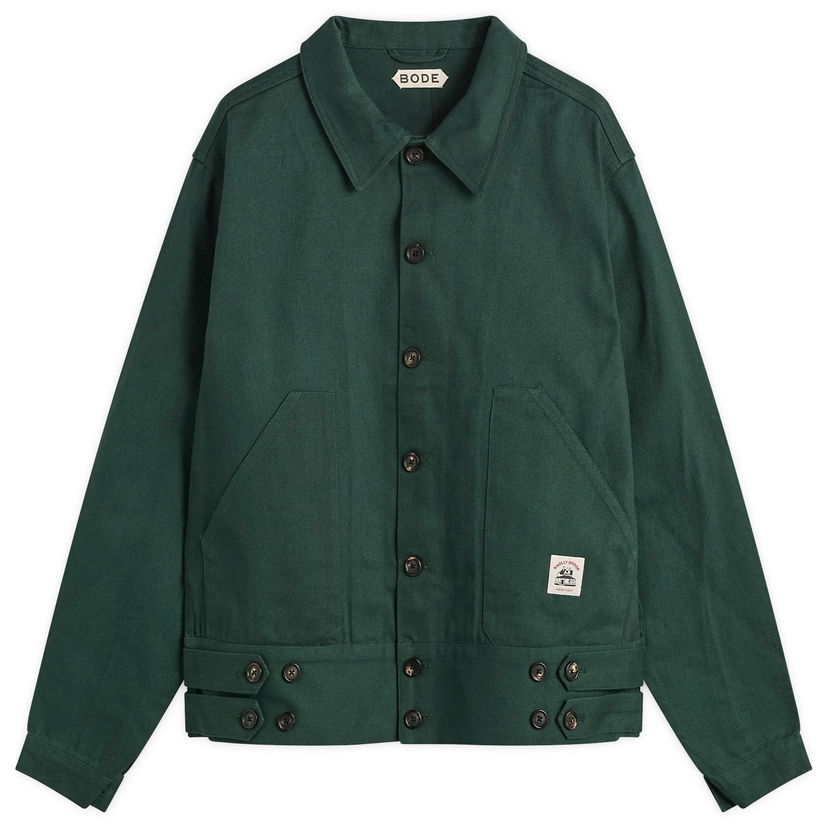 Jakna Bode Knolly Brook Side Tab Jacket Zelena | MRF25JA011
