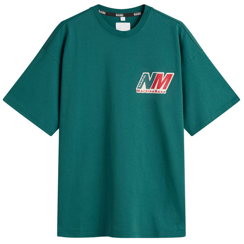 Majica kratkih rukava Napapijri Martine Rose Logo Oversized Crew Neck T-Shirt Zelena | NP0A4HEW-G2A
