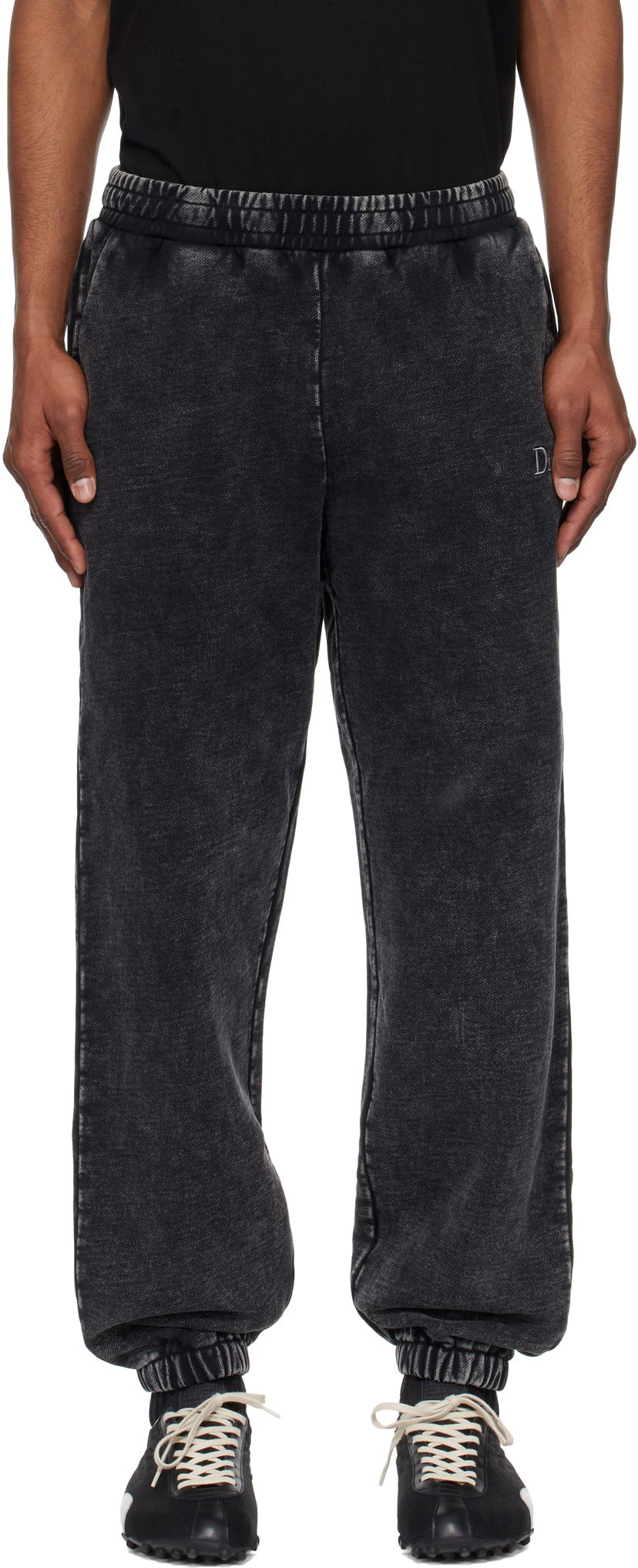 Trenirka Dime Dime Classic French Terry Sweatpants Crna | DIME2SP2537BLK