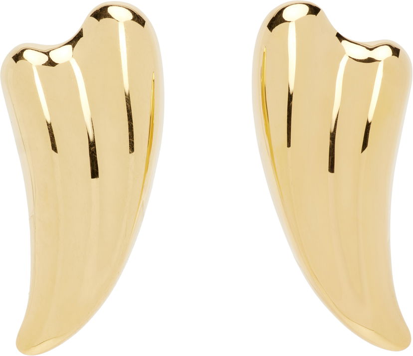 Naušnice Tom Ford TOM FORD Liza Gold Clip-on Earrings Žuta | JW148-AMT001X