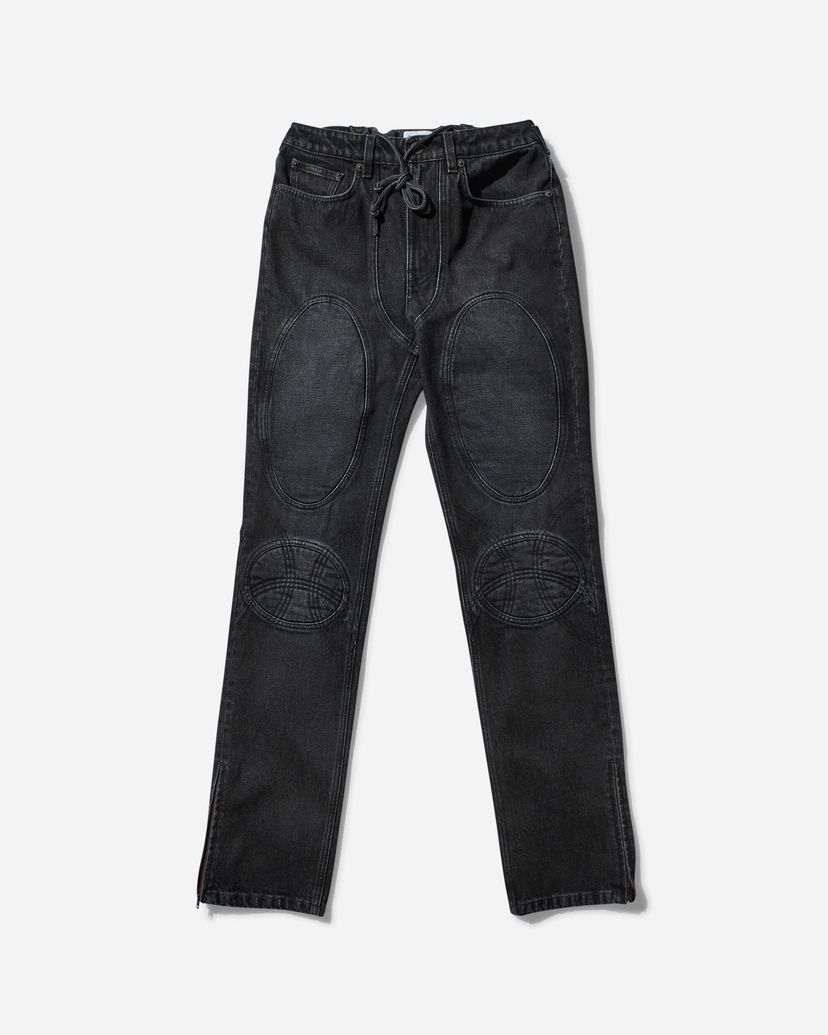 Jeans Jean Paul Gaultier Lace-Up Denim Pants Crna | 2431FJE148LP-D016 06
