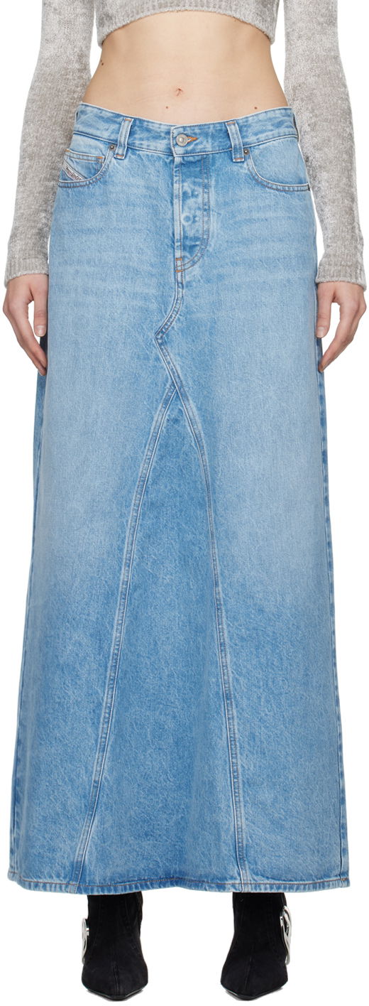 Suknja Diesel De-Pago Denim Maxi Skirt Plava | A10716 09I29
