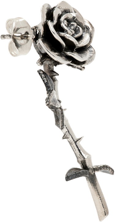 Naušnice Enfants Riches Déprimés Silver Rose Single Earring Metalik | 140-198, 1