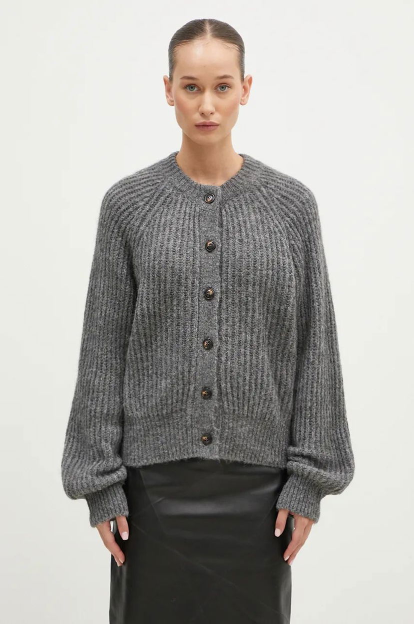 Džemper Samsoe Samsoe Crewneck Sweater Siva | F24300040