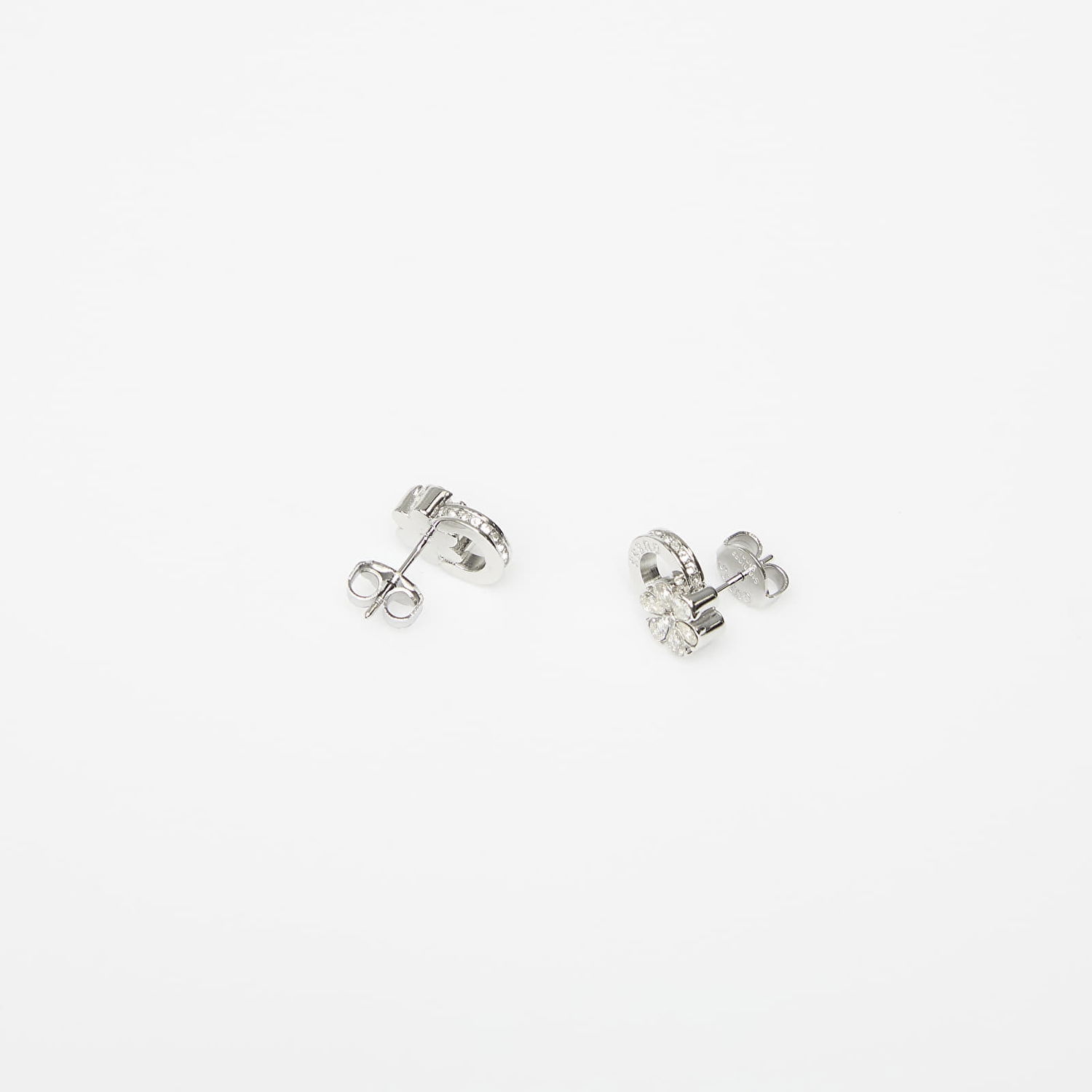 Naušnice GUESS Lily Crystal Flower Stud Earrings Metalik | JUBE05108JWRH-SILVER, 1
