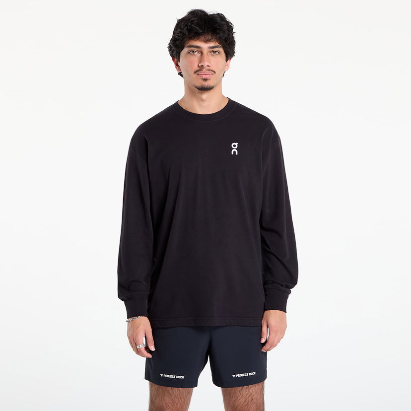 Majica kratkih rukava On Running On Club Long Sleeve T-Shirt Crna | 1ME30120553
