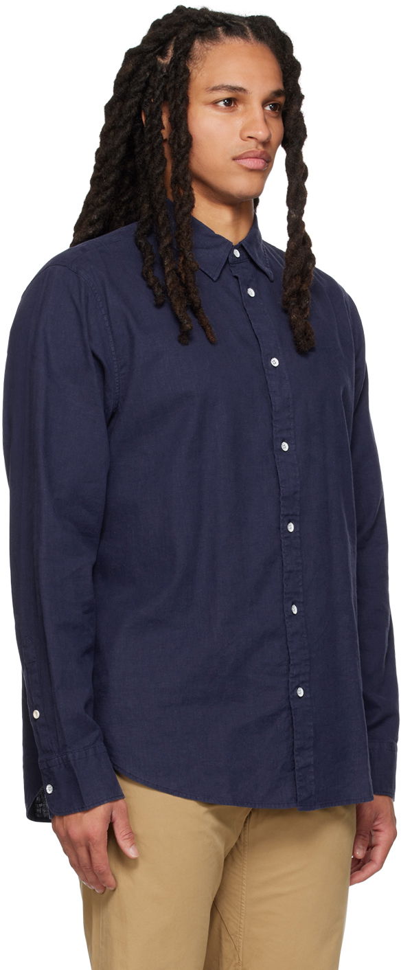 Košulja rag & bone Rag & Bone Gus Button-Down Shirt Tamnoplava | MBW23PA440CHML, 1