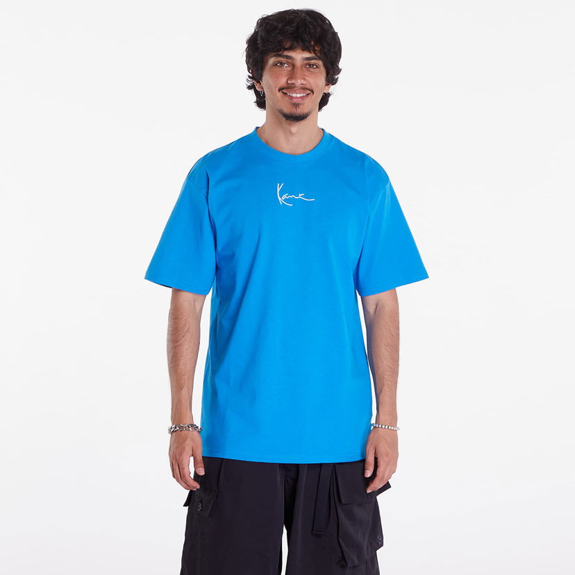 Majica kratkih rukava Karl Kani Small Signature Essential Tee Blue Plava | KM-TE011-091-19