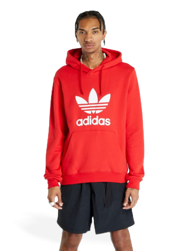 Dukserice adidas Originals Trefoil Hoody Better Scarlet Crvena | IM4497